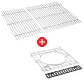 WEBER CRAFTED Stainless Steel Cooking Grates & Frame Kit - GENESIS 300 series