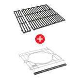 WEBER CRAFTED Porcelain-Enameled Cast-Iron Cooking Grates & Frame Kit – SPIRIT 200 series