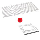 WEBER CRAFTED Stainless Steel Cooking Grates & Frame Kit – SEARWOOD XL 600, SMOKEFIRE EX6