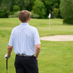 Weber x Peter Millar Polo - Blue