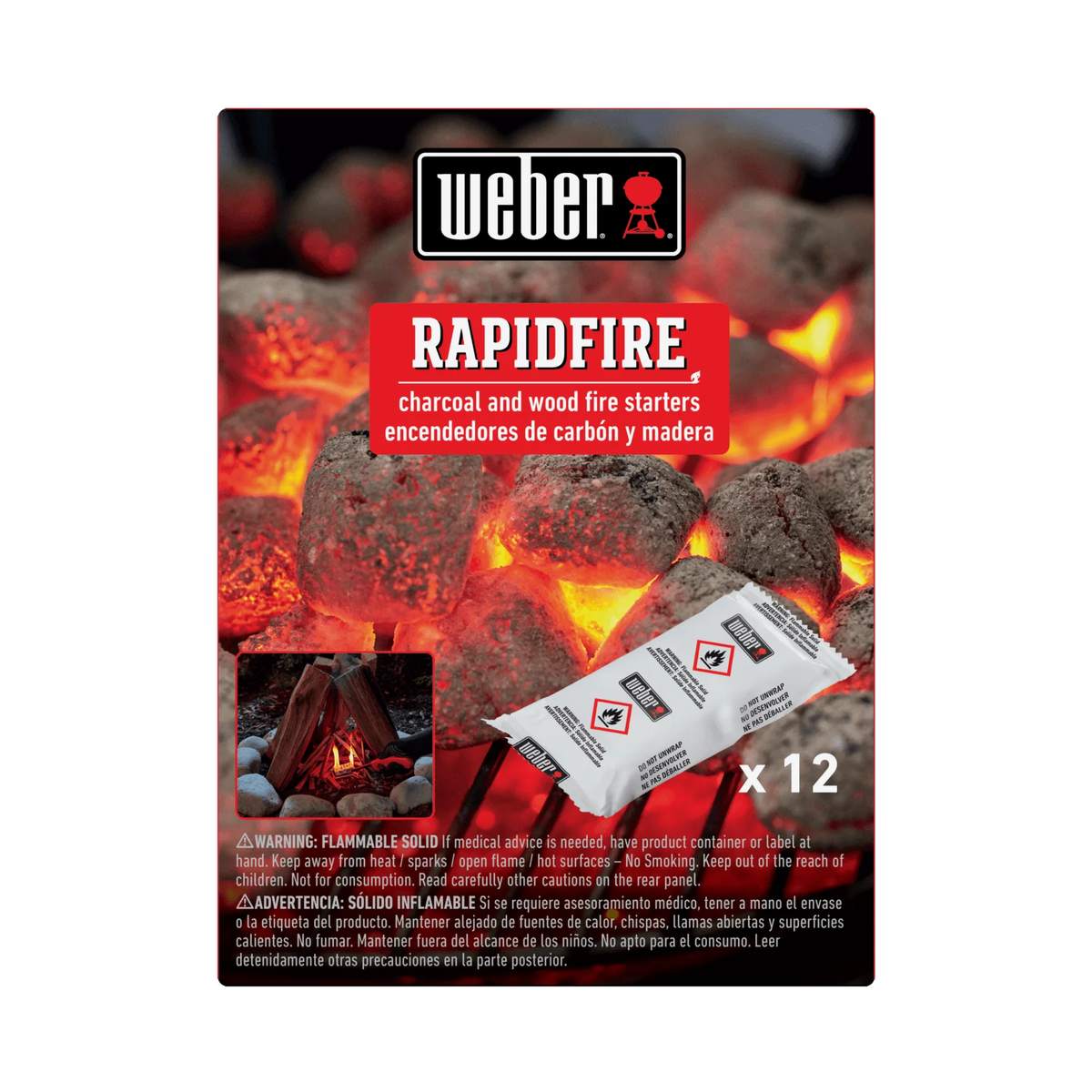 12 pc Rapidfire Fire Starters