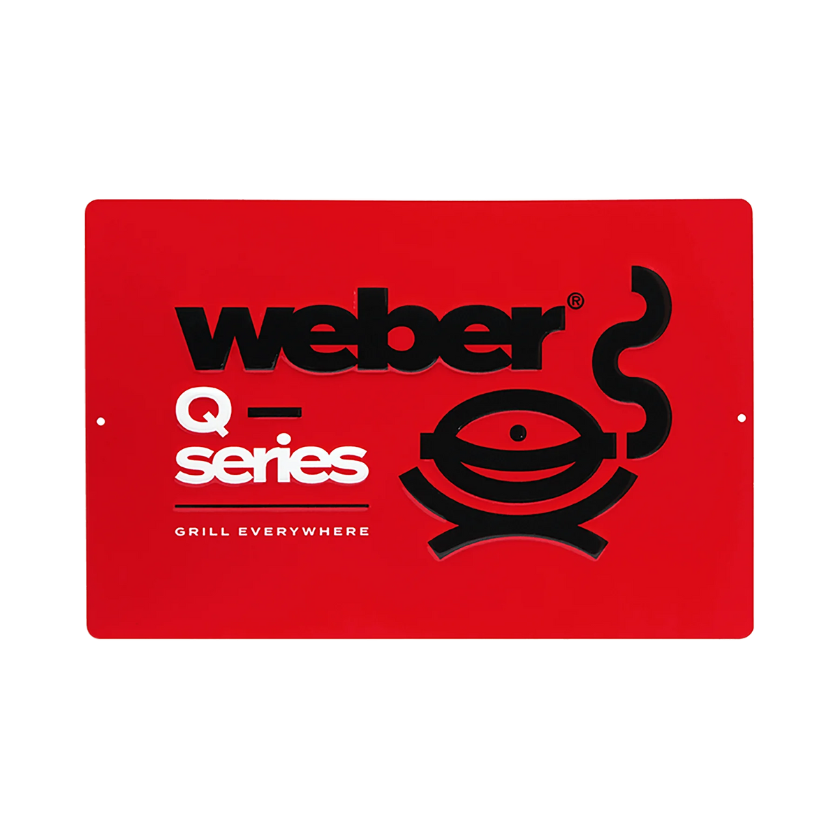 Limited Edition Weber Q Series Metal Sign