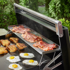 Dual-Level Warming Rack