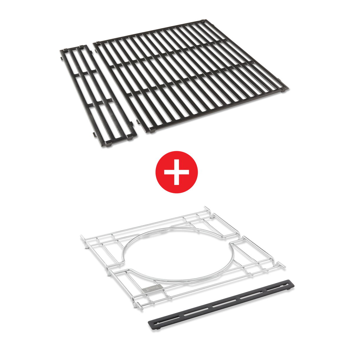 WEBER CRAFTED Porcelain-Enameled Cast-Iron Cooking Grates & Frame Kit – SPIRIT 200 series