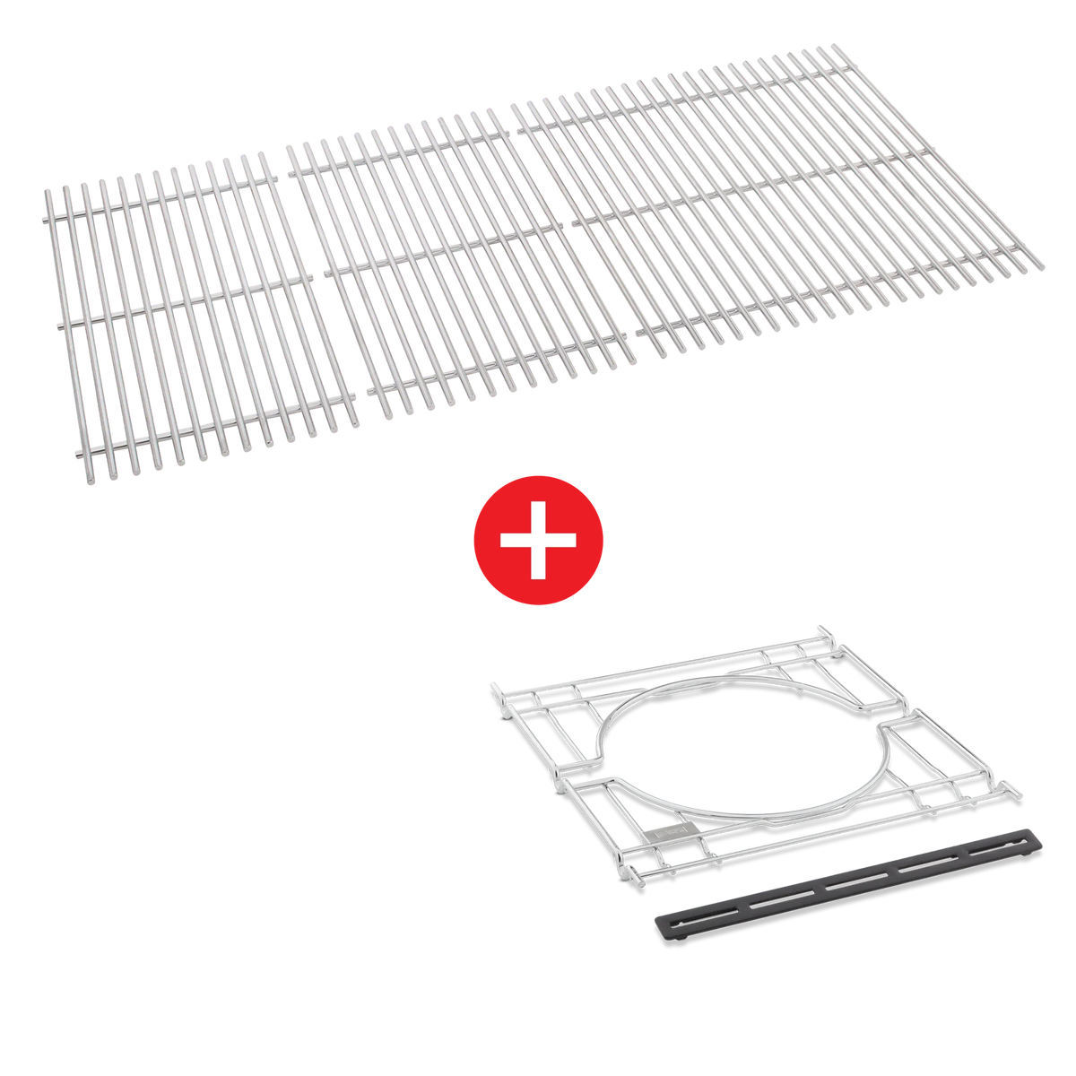 WEBER CRAFTED Stainless Steel Cooking Grates & Frame Kit  – SEARWOOD XL 600, SMOKEFIRE EX6