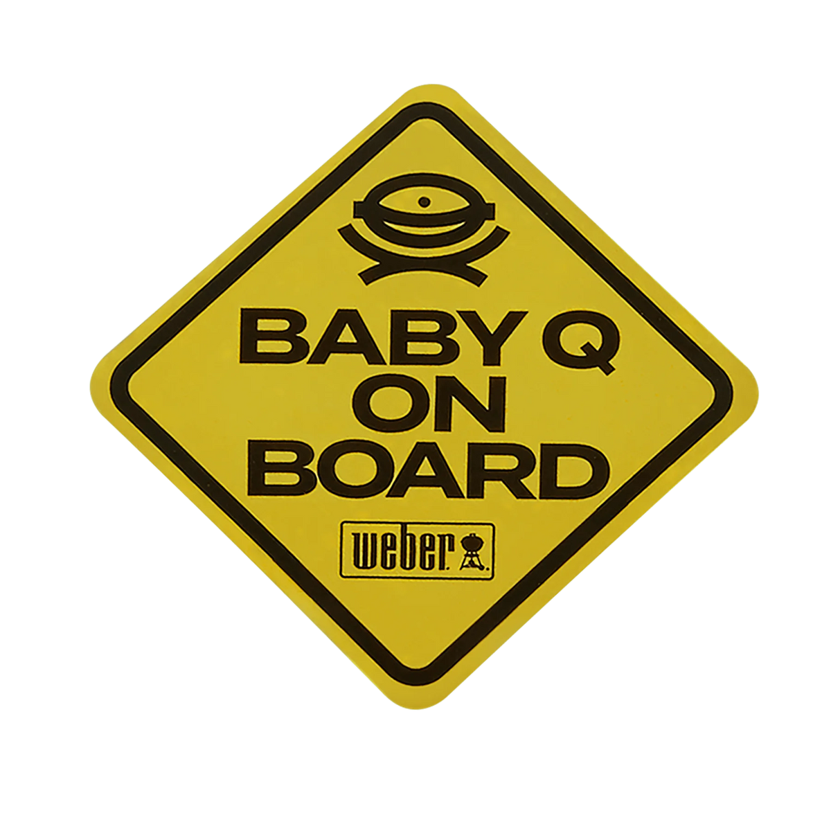 Limited Edition Weber "Baby Q on Board" Car Decal