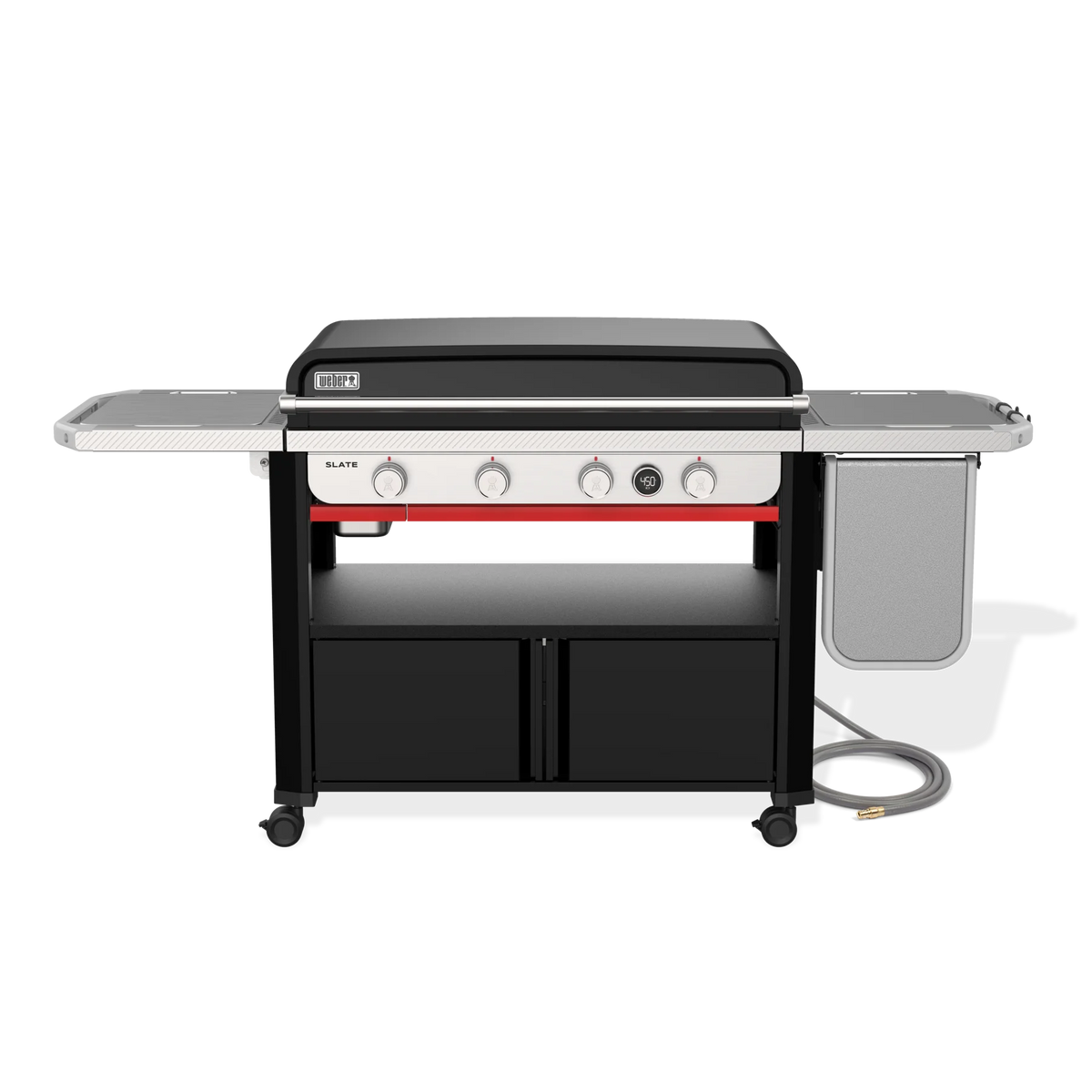 Slate® 36" Rust-Resistant Griddle with Flip-Up Side Table (Natural Gas)