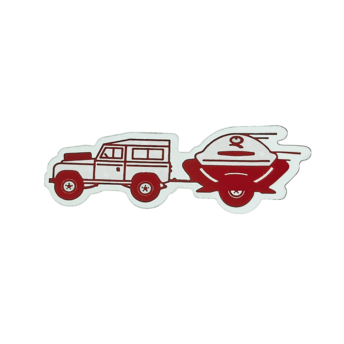 Limited Edition Weber Q Trailer Car Decal
