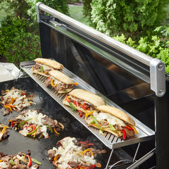 Dual-Level Warming Rack